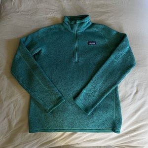 Women's Patagonia Quarter Zip - Mogul Blue